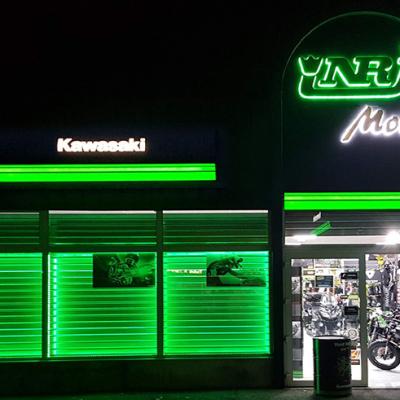 Ensiegne Lettres En Relief Retro Eclairees Led Inrj