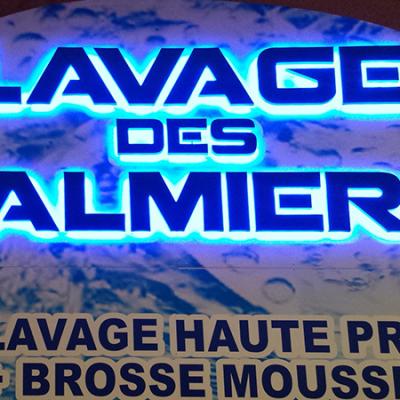 Ensiegne Lettres En Relief Retro Eclairees Led Lav