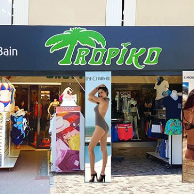 Ensiegne Lettres En Relief Retro Eclairees Tropikp