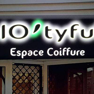 Lettres En Relief Retro Eclairees Led Ensiegne Bio Tyfull
