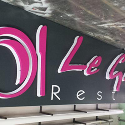 Lettres En Relief Retroe Clairage Led Ensiegne 1